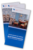 Flyer Demenz Musterwohnung Norderstedt / Download